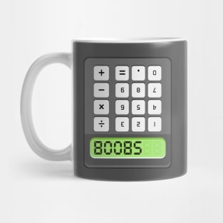 Upside Down Calculator 58008 (BOOBS) Mug